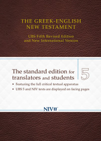 The Greek-English New Testament (UBS 5th Revised Edition and NIV) by Zondervan, 9780310524953