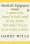 Martial's Epigrams (A Selection) by Garry Wills, 9780143116271