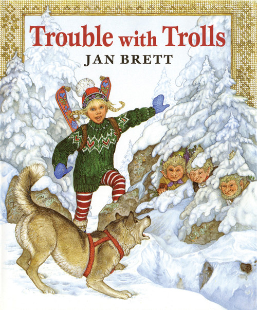 Trouble with Trolls by Jan Brett, 9780399223365