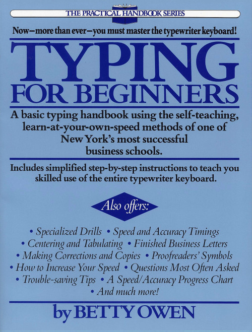 Typing for Beginners by Betty Owen, 9780399511479