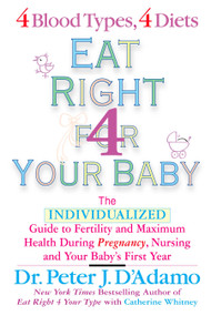 Eat Right for Your Baby (The Individulized Guide to Fertility and Maximum Heatlh During Pregnancy) by Dr. Peter J. D'Adamo, Catherine Whitney, 9780425196144