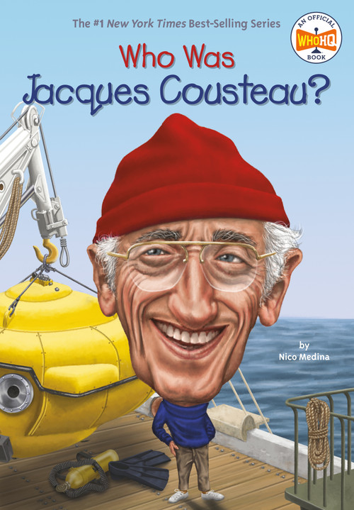 Who Was Jacques Cousteau? by Nico Medina, Who HQ, Dede Putra, 9780448482347