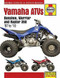 Yamaha ATVs Banshee, Warrior and Raptor 350 '87 to '10 by Editors of Haynes Manuals, 9781620921562
