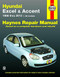 Hundai Excel & Accent 1986 thru 2013 (All Models) by Editors of Haynes Manuals, 9781620921685
