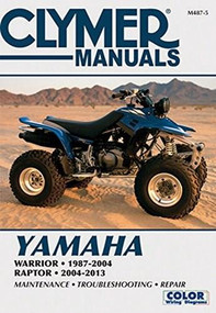 Yamaha Warrior 1987-2004 & Raptor 2004-2013 by Editors of Clymer Manuals, 9781620922194