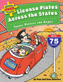 Ultimate Sticker Puzzles: License Plates Across the States (Travel Puzzles and Games) by Tony Tallarico, Tony Tallarico, 9780843177374