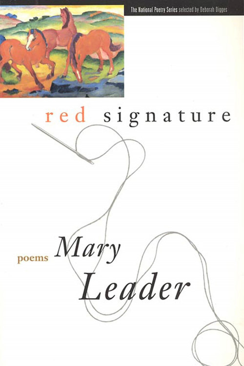 Red Signature (Poems) by Mary Leader, 9781555972554