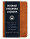 Internet Password Logbook (Cognac Leatherette) (Keep track of: usernames, passwords, web addresses in one easy & organized location) (Miniature Edition) by Editors of Rock Point, 9781631061943