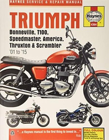 Triumph Bonneville, T100, Speedmaster, America, Thruxton & Scrambler '01 to '15 by Editors of Haynes Manuals, 9781785210365