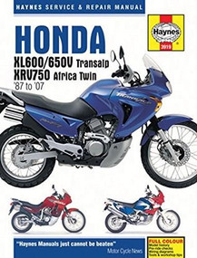 Honda XL600/650V Transalp & XRV750 Africa Twin '87 to '07 - 9781785213113 by John H Haynes, 9781785213113