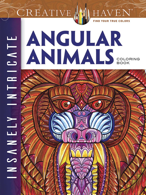 Creative Haven Insanely Intricate Angular Animals Coloring Book by Connor Martyn, 9780486806822