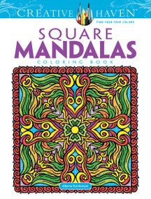 Creative Haven Square Mandalas Coloring Book by Alberta Hutchinson, 9780486490946