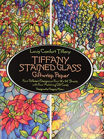 Tiffany Stained Glass Giftwrap Paper by Louis Comfort Tiffany, Gregory Mirow, 9780486266343