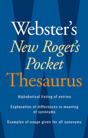 Webster's New Roget's Pocket Thesaurus by Editors of Webster's New World Coll, 9780618953202