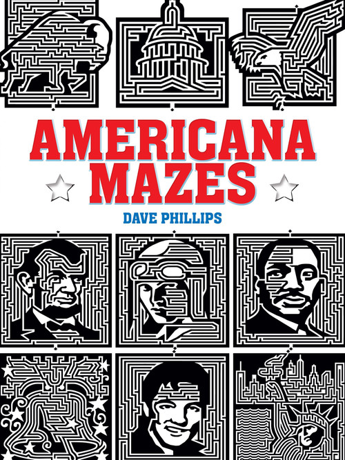 Americana Mazes by Dave Phillips, 9780486481081