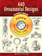 440 Ornamental Designs CD-ROM and  Book by Dover, 9780486997865