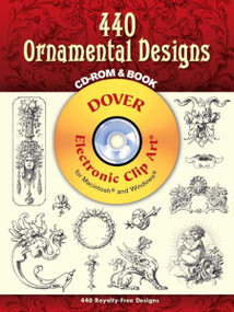 440 Ornamental Designs CD-ROM and  Book by Dover, 9780486997865