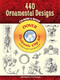 440 Ornamental Designs CD-ROM and  Book by Dover, 9780486997865