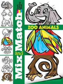 Mix and Match ZOO ANIMALS by Stephanie Laberis, 9780486488493