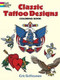 Classic Tattoo Designs Coloring Book by Eric Gottesman, Coloring Books for Adults, 9780486447599