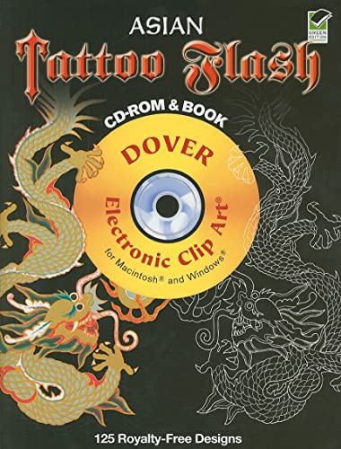 Asian Tattoo Flash CD-ROM and Book by Alan Weller, 9780486990156