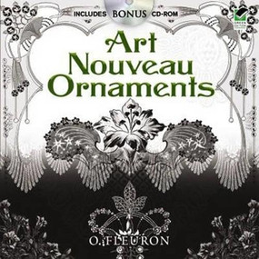 Art Nouveau Ornaments (Includes CD-ROM) by O. Fleuron, 9780486475295