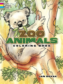 Zoo Animals Coloring Book by Jan Sovak, 9780486277356