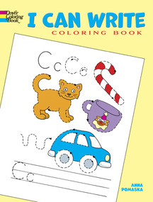I Can Write Coloring Book by Anna Pomaska, 9780486416625