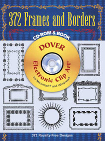 372 Frames and Borders CD-ROM and Book by Dover, 9780486999753