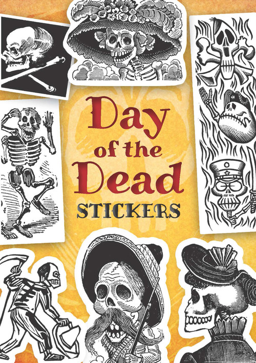 Day of the Dead Stickers by Dover, 9780486492148