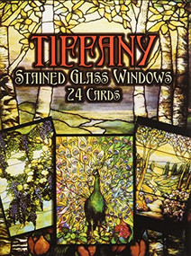 Tiffany Stained Glass Windows (24 Cards) by Alastair Duncan, 9780486253367