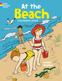 At the Beach Coloring Book - 9780486436432 by Cathy Beylon, 9780486436432