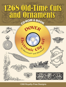 1268 Old-Time Cuts and Ornaments CD-ROM and Book by Blanche Cirker, 9780486997810