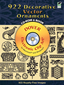 922 Decorative Vector Ornaments CD-ROM and Book by Carol Belanger Grafton, 9780486990217