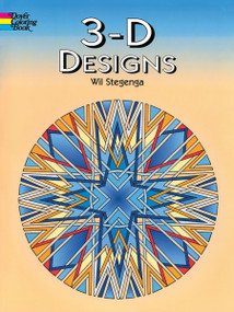 3-D Designs Coloring Book by Wil Stegenga, 9780486403632