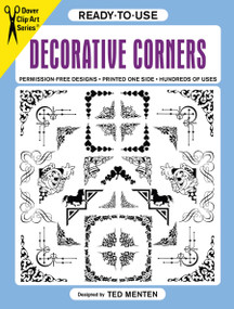 Ready-to-Use Decorative Corners by Ted Menten, 9780486253039
