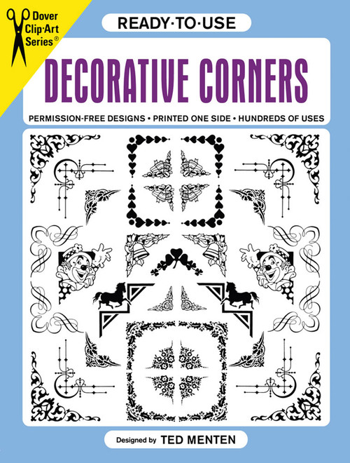 Ready-to-Use Decorative Corners by Ted Menten, 9780486253039
