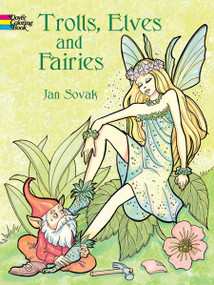 Trolls, Elves and Fairies Coloring Book by Jan Sovak, 9780486423821