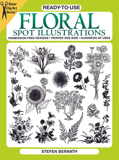 Ready-to-Use Floral Spot Illustrations by Stefen Bernath, 9780486260648