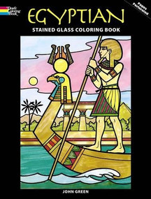 Egyptian Stained Glass Coloring Book by John Green, 9780486283517