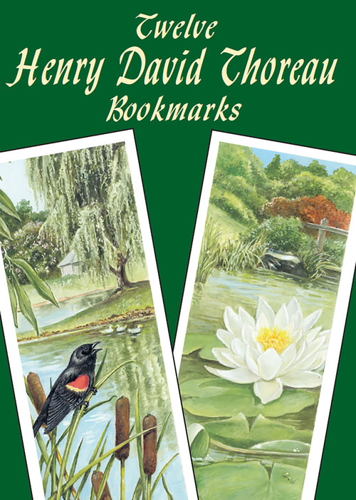 Twelve Henry David Thoreau Bookmarks by Henry David Thoreau, Dorothea Barlowe, 9780486428239