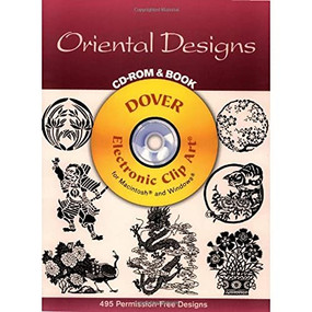 Oriental Designs CD-ROM and Book by Dover, 9780486999647