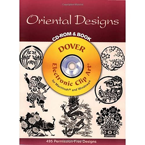 Oriental Designs CD-ROM and Book by Dover, 9780486999647