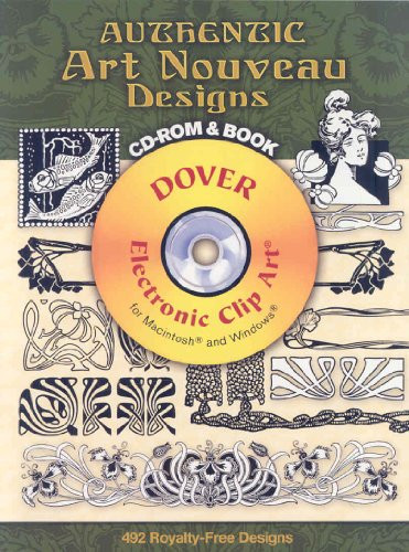 Authentic Art Nouveau Designs CD-ROM and Book by Dan X. Solo, 9780486997544