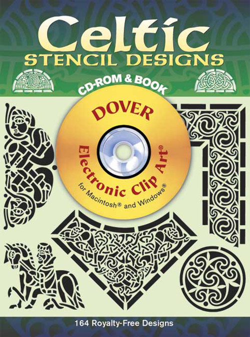 Celtic Stencil Designs CD-ROM and Book by Co Spinhoven, 9780486996783