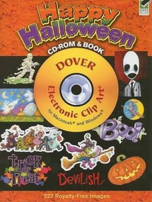 Happy Halloween CD-ROM and Book by Dover, 9780486990347