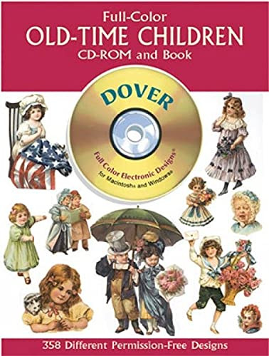 Full-Color Old-Time Children CD-ROM and Book by Dover, 9780486995533