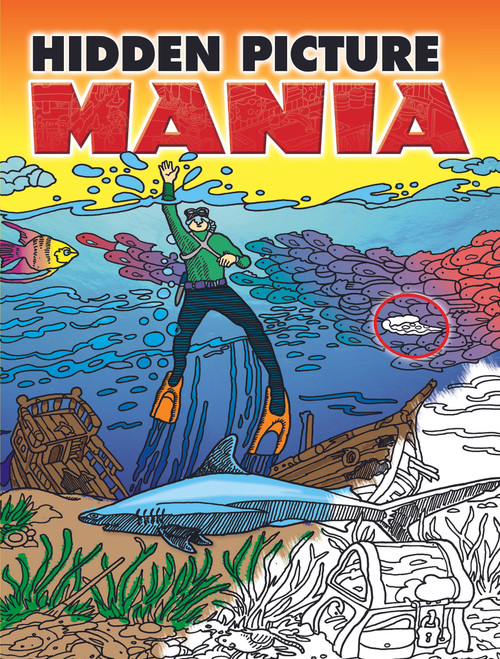 Hidden Picture Mania by Dover, 9780486459110