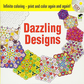 Infinite Coloring Dazzling Designs CD and Book by Koichi Sato, 9780486469508