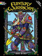 Fantasy Warriors Stained Glass Coloring Book by Arkady Roytman, 9780486473727